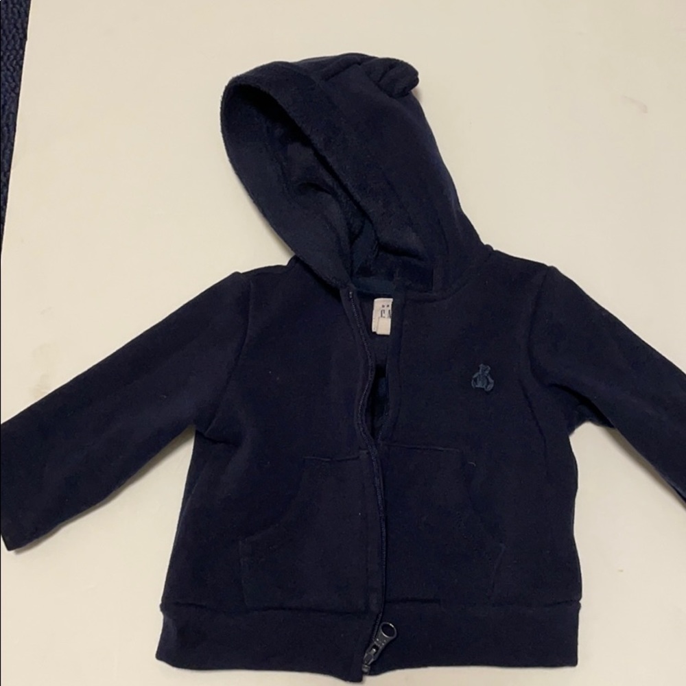 Gap Navy Blue zip up hoodie
